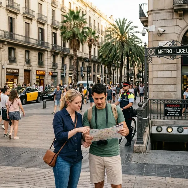 How can you stay safe in Barcelona?