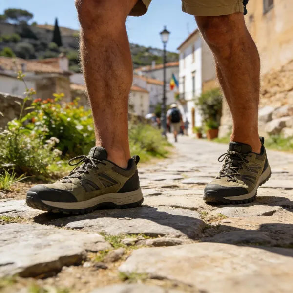 Zapatos cómodos para caminar durante el viaje